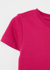 Ovs Organic Cotton T-Shirt With Round Neck