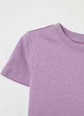 Ovs Organic Cotton T-Shirt With Round Neck