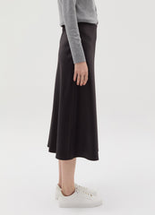 Ovs Midi Skirt In Satin