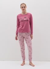 Ovs Long Pyjamas With Kitten Print