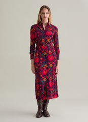 Ovs Long Shirt Dress With Print