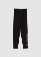 Ovs Printed Stretch Cotton Leggings