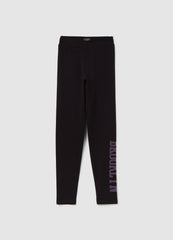 Ovs Printed Stretch Cotton Leggings