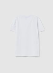 Ovs Solid Colour T-Shirt In Organic Cotton