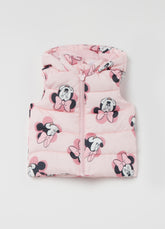 Ovs Quilted Gilet With Minnie Mouse Print