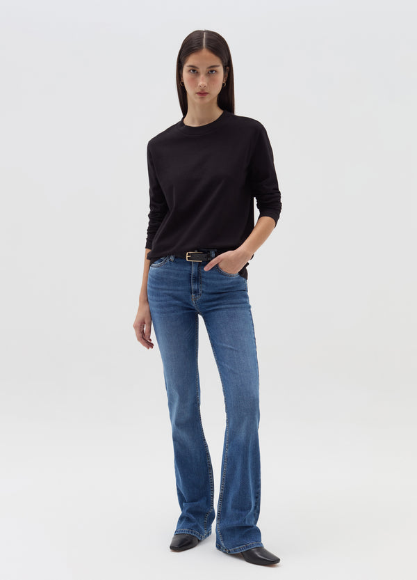 Ovs Flare-Fit Jeans With Five Pockets