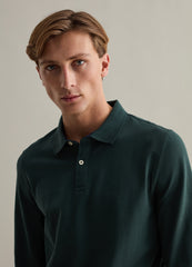 Ovs Long-Sleeved Polo Shirt In Piquet
