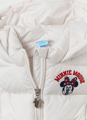 Ovs Gilet With Hood And Minnie Mouse Print