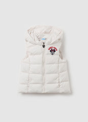 Ovs Gilet With Hood And Minnie Mouse Print