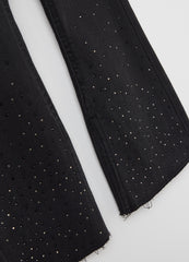 Ovs Flare-Fit Jeggings With Diamantés
