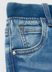 Ovs Denim Joggers With Drawstring