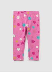 Ovs Printed Stretch Cotton Leggings