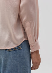 Ovs Solid Colour Satin Shirt