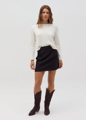 Ovs Miniskirt With Darts