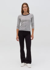 Ovs Slim Ribbed T-Shirt With Long Sleeves