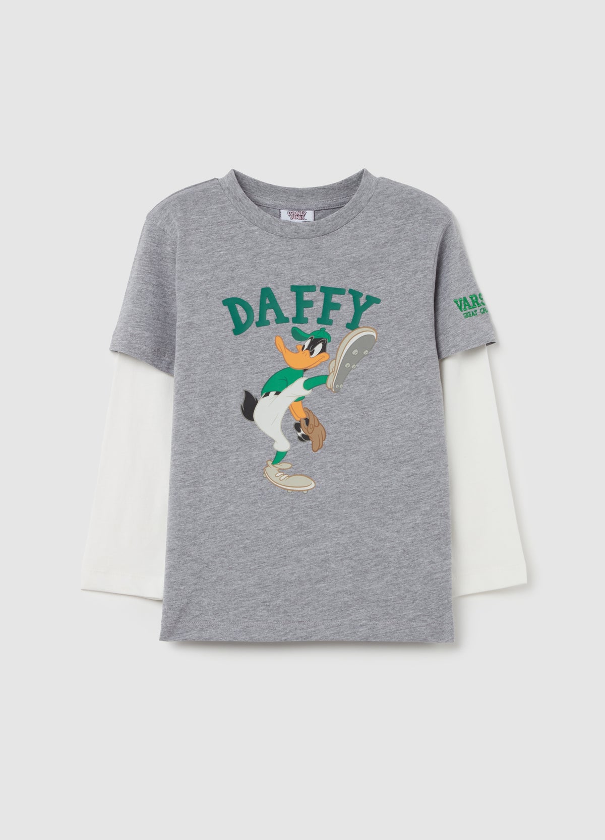 Ovs Long-Sleeved T-Shirt With Daffy Duck Print