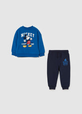 Ovs Fleece Jogging Set With Mickey Mouse Print