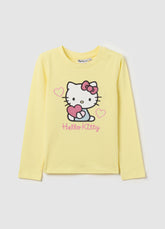Ovs Long-Sleeved Hello Kitty T-Shirt With Diamantés