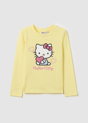 Ovs Long-Sleeved Hello Kitty T-Shirt With Diamantés