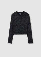 Ovs T-Shirt With Printed Lettering And Long Sleeves