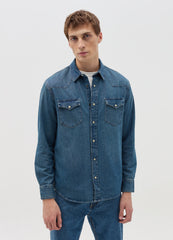 Ovs Cowboy Shirt In Denim
