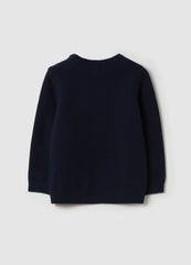 Ovs Solid Colour Cotton Pullover
