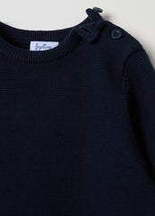 Ovs Solid Colour Cotton Pullover