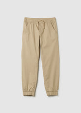 Ovs Canvas Chino Joggers With Drawstring