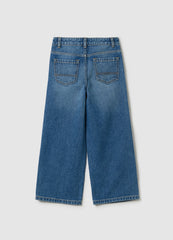 Ovs Culotte Jeans With Studs And Abrasions