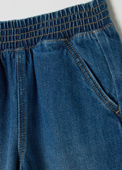 Ovs Wide-Leg Joggers In Denim