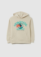 Ovs Sweatshirt With Hood And ''Jurassic Academy'' Print