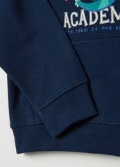 Ovs Sweatshirt With Hood And ''Jurassic Academy'' Print