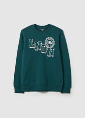 Ovs French Terry Sweatshirt With Lettering Print