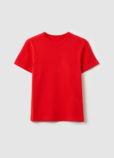 Ovs Solid Colour T-Shirt In Organic Cotton