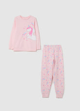 Ovs Cotton Pyjamas With Unicorn Print