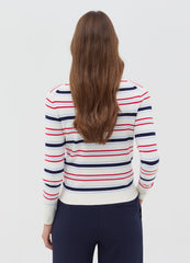 Ovs Long-Sleeved Top With Striped Pattern