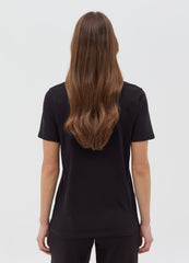 Ovs Organic Cotton T-Shirt With V Neck