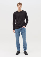 Ovs T-Shirt With Round Neck And Long Sleeves In Cotton