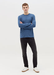 Ovs T-Shirt With Round Neck And Long Sleeves In Cotton