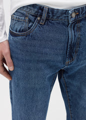 Ovs Regular Fit Jeans With Discolouring