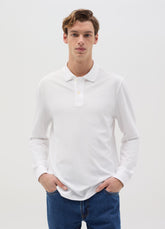 Ovs Long-Sleeved Polo Shirt In Organic Cotton