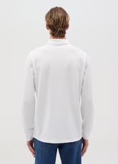 Ovs Long-Sleeved Polo Shirt In Organic Cotton