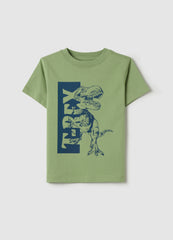 Ovs Cotton T-Shirt With Print