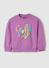 Ovs French Terry Sweatshirt With Glitter Print