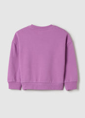 Ovs French Terry Sweatshirt With Glitter Print