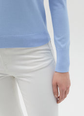 Ovs Top With Round Neck And Long Sleeves