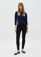 Ovs Top With Round Neck And Long Sleeves