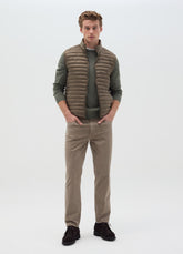 Ovs Slim-Fit Trousers In Cotton Poplin