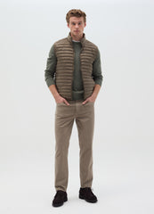 Ovs Slim-Fit Trousers In Cotton Poplin