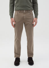 Ovs Slim-Fit Trousers In Cotton Poplin